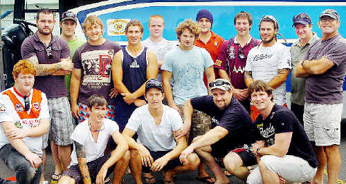 The Wide Bay representative rugby union team before the long trip to Tieri where they tackled the Outback Barbarians. The Wide Bay representative rugby union team before the long trip to Tieri where they tackled the Outback Barbarians.